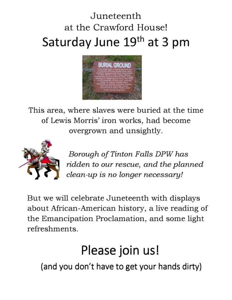 Join us for a Juneteenth celebration! - The Friends of the ...