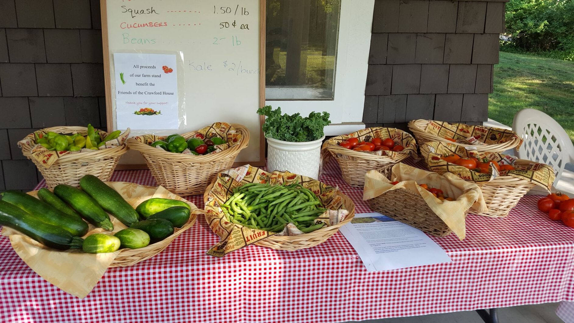 Farm stand is opening Sat. 7/10!