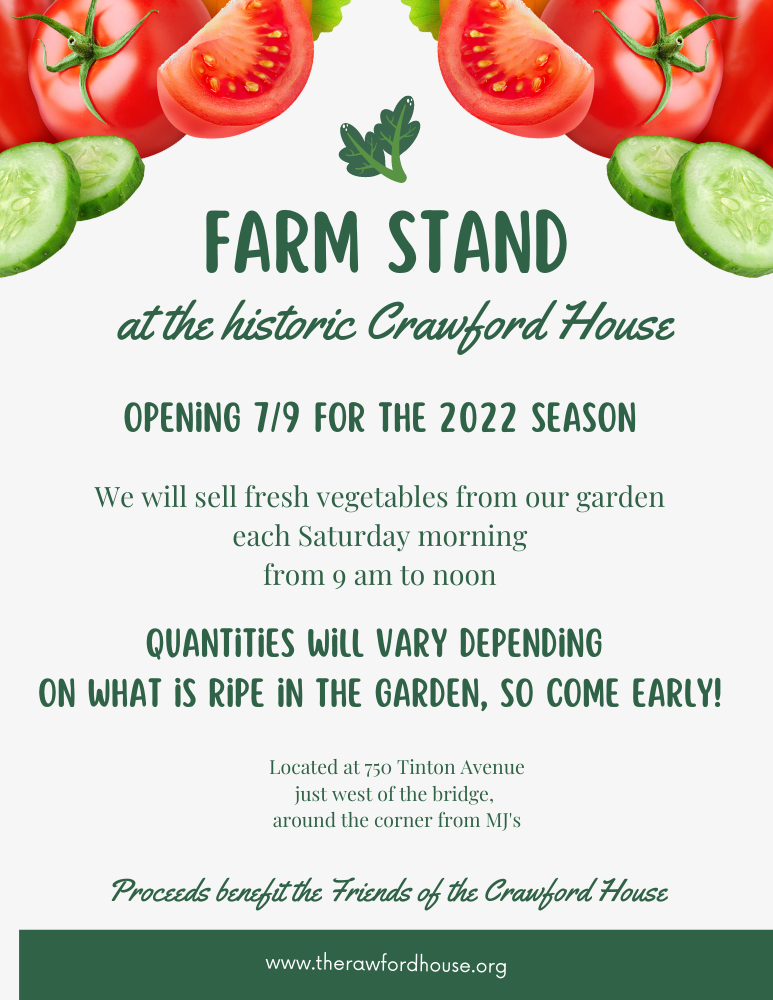 The farm stand will be open 7/9 – come see us!